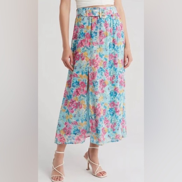 Show Me Your MuMu Dresses & Skirts - Mumu Floral Skirt with Belt